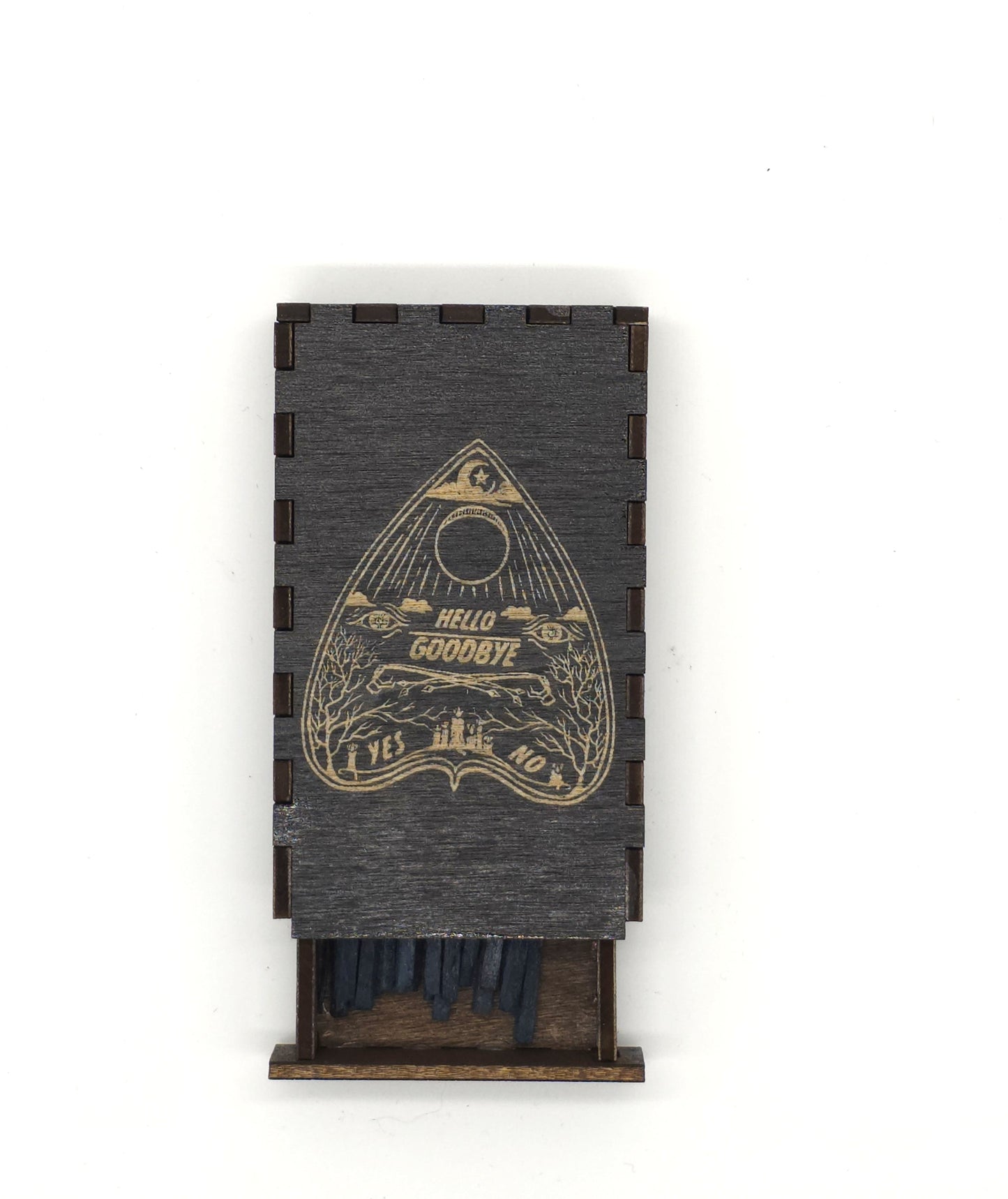 Planchet Wooden Match Box