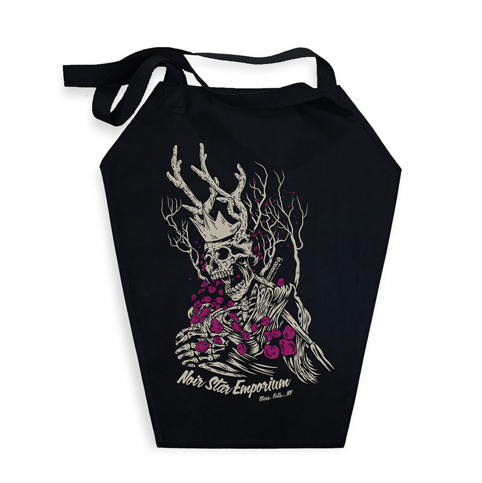 Spring in Bloom King Noir Coffin Tote Bag