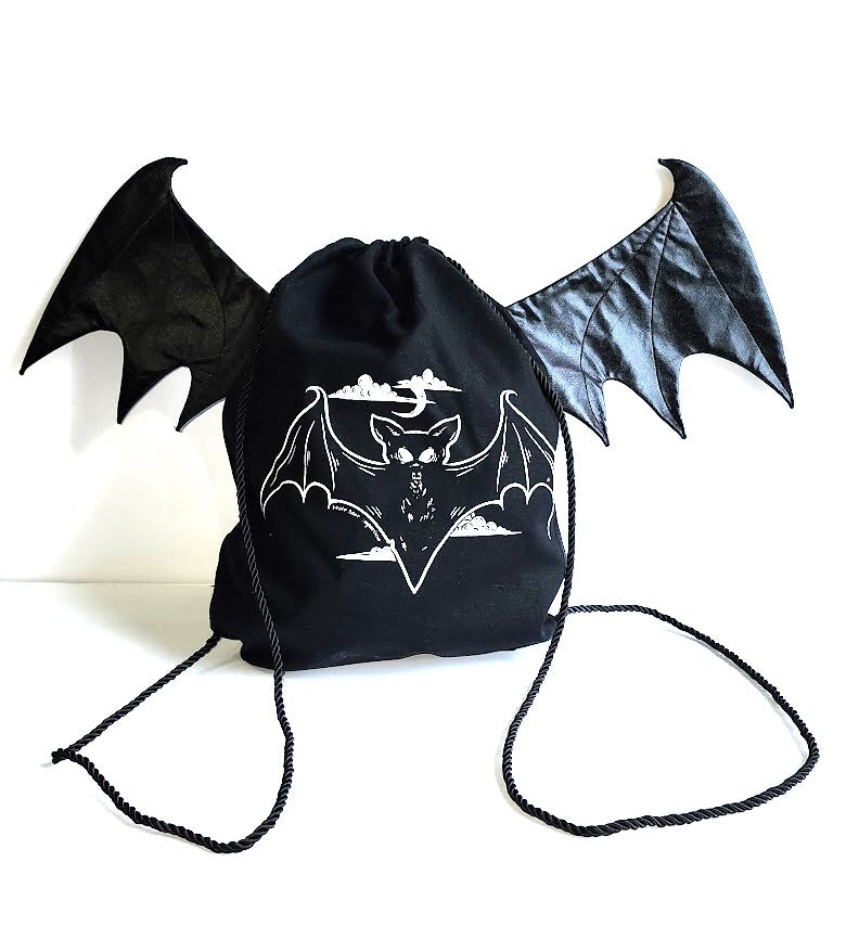 Bat Draw String Bag