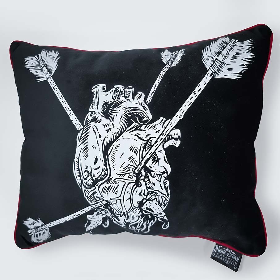 Anatomical Heart Throw Pillow