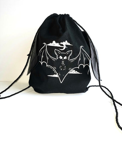 Bat Draw String Bag