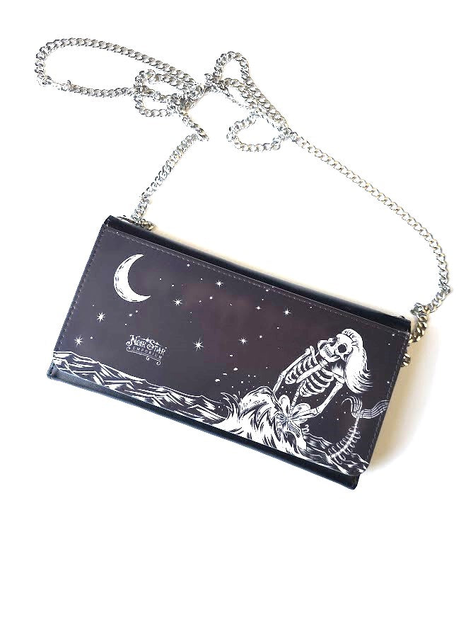 Skeletal Mermaid Wallet Purse