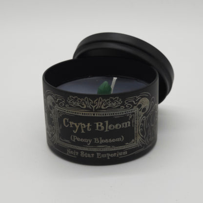 Crypt Bloom (Peony Blossom) Tin Candle