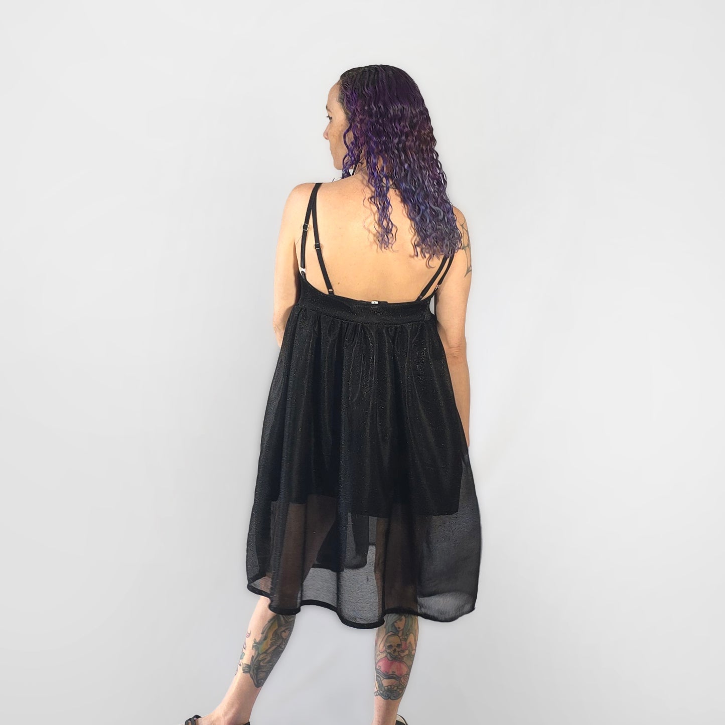 Glitter Baby Doll Dress