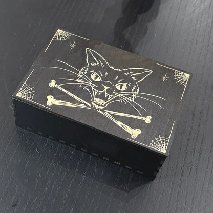 Black Cat Trinket Box