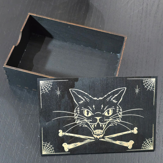 Black Cat Trinket Box