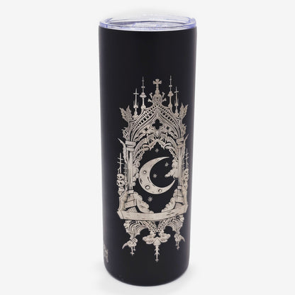 Sun and Moon Cathedral Window Tumbler