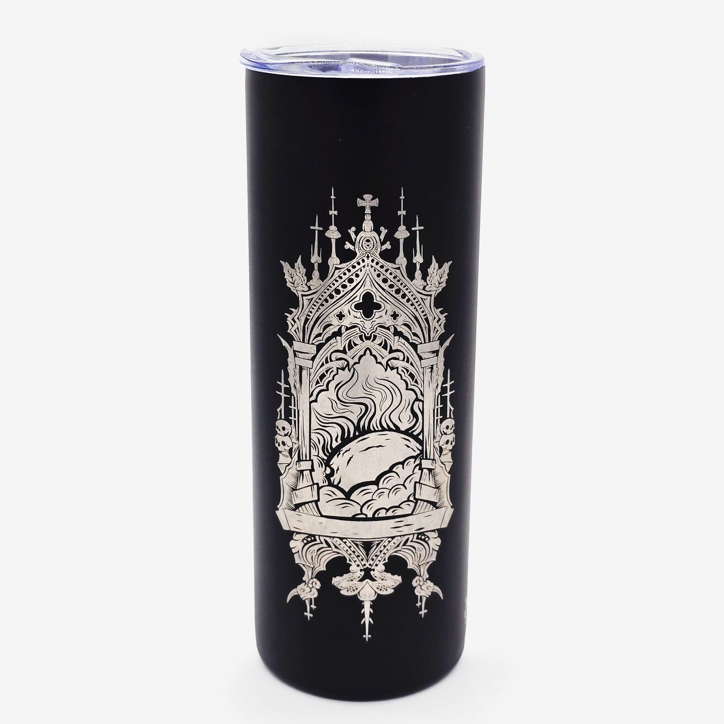 Sun and Moon Cathedral Window Tumbler