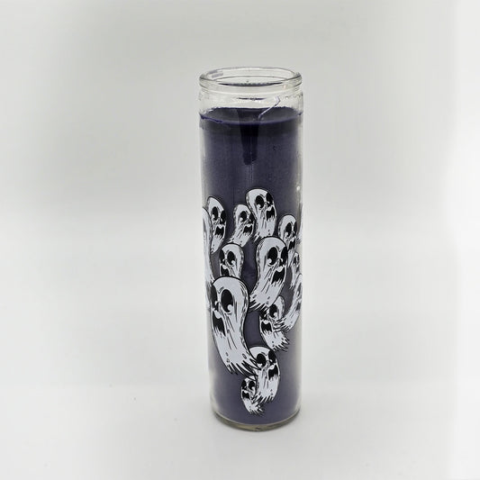 Purple Ghost Candle