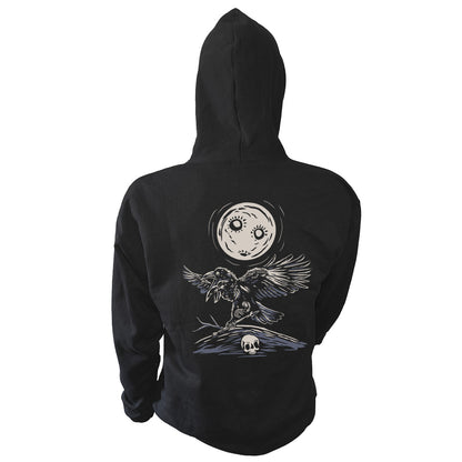 Two Headed Crow Hoodie