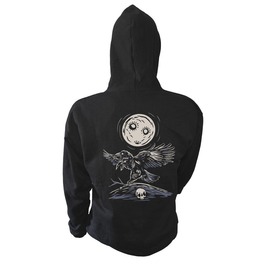 Two Headed Crow Hoodie