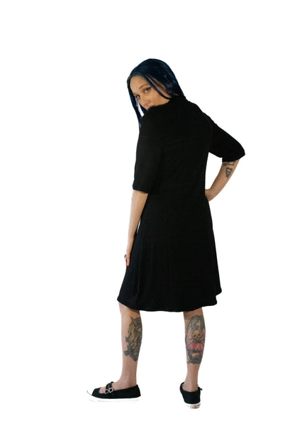 Short Sleeve Midi Dress