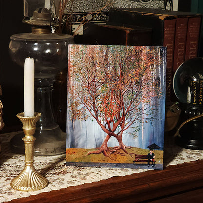 Man Waiting (Art Print on Metal)