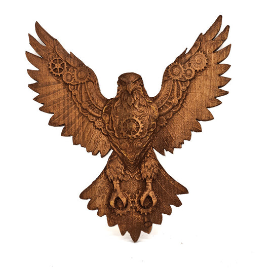 Mechanical Eagle (Wood Carving)