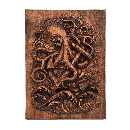 Octopus Doom (Wood Carving)