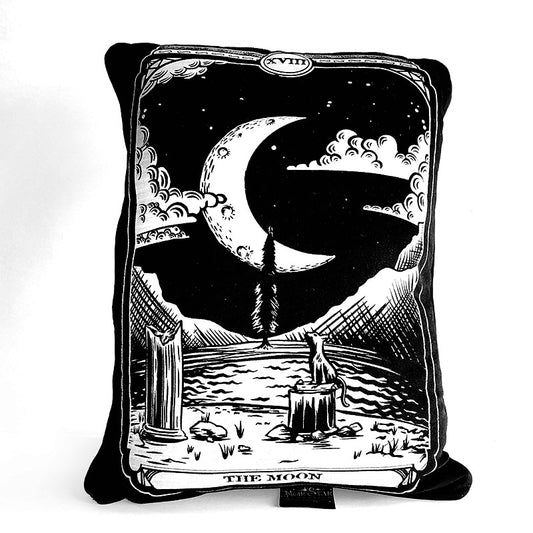 The Moon Tarot Throw Pillow
