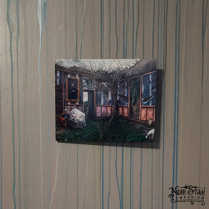 The Study (Art Print on Metal)