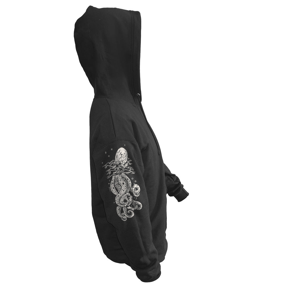 Skeleton Mermaid Zip Up Hoodie